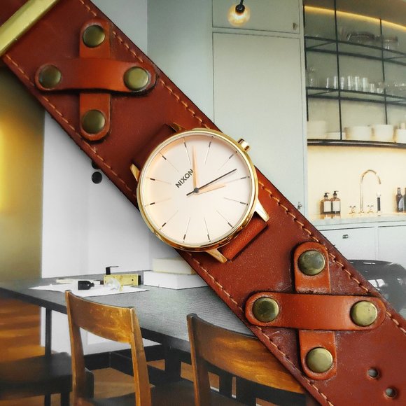 Nixon Movin’ Out The Kensington Men’s Watch With Custom Leather Band main image 7